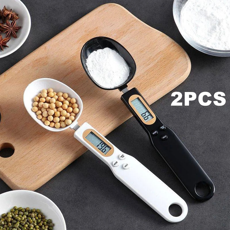 Mini Digital Spoon Scale 0.1–500g – LCD Kitchen Measuring Spoon