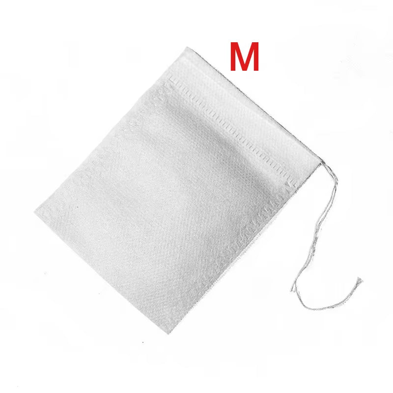 100pcs Disposable Drawstring Tea Filter Bags – Loose Leaf Tea Infusers